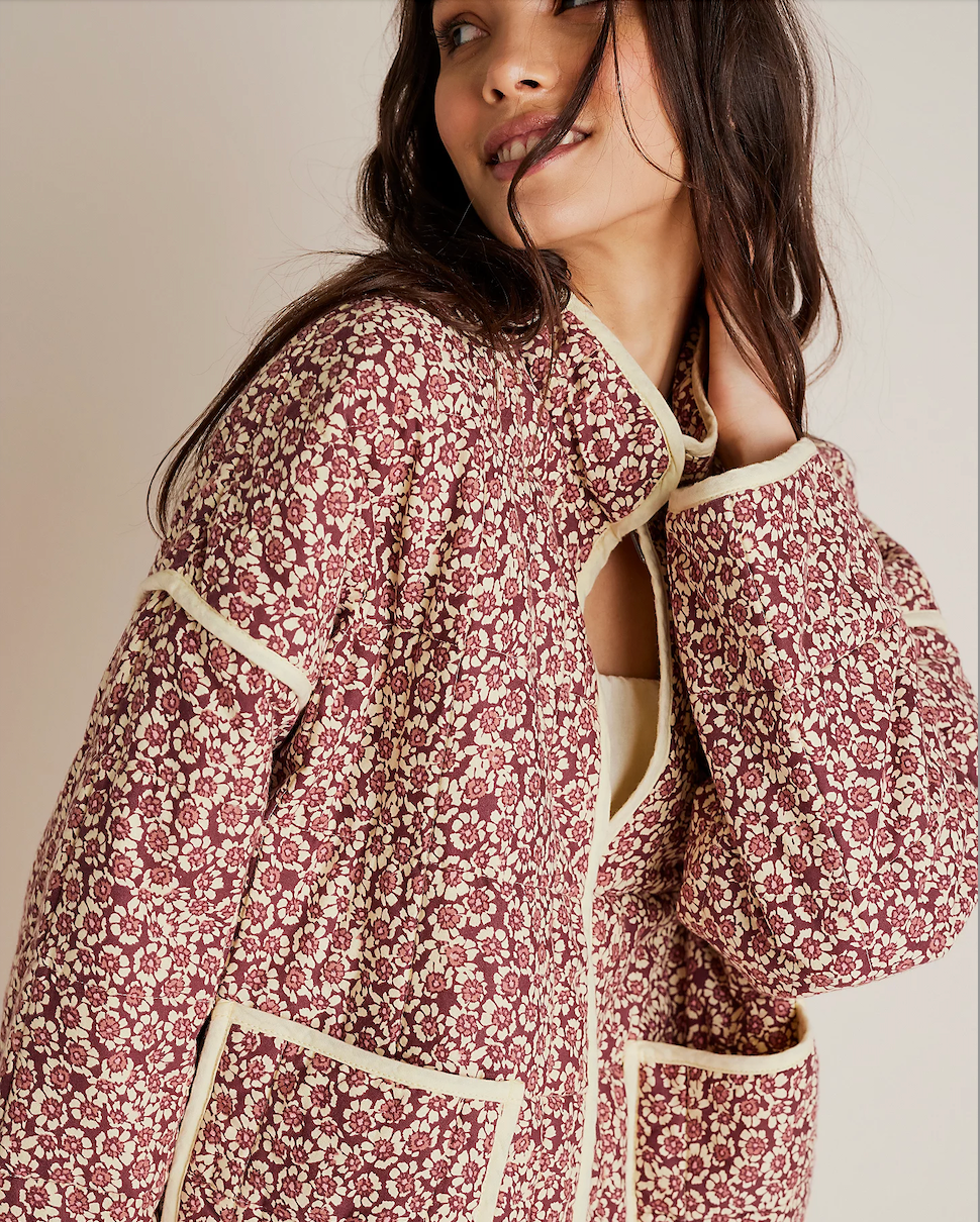 Floral Quilted Jacket